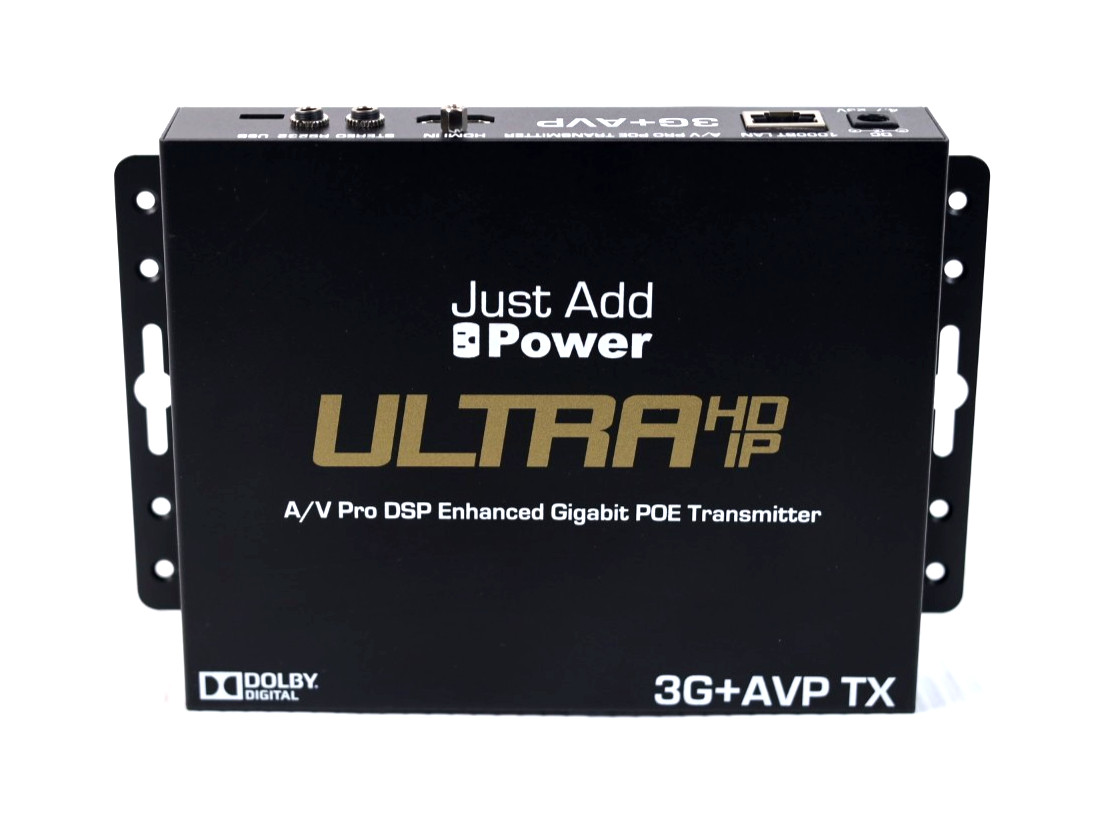 Just Add Power Ultra HD IP 3G+AVP TX Gigabit PoE Transmitter u191
