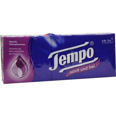 Tempo Sanft und Frei Tücher · 10X9 St · PZN 07322480