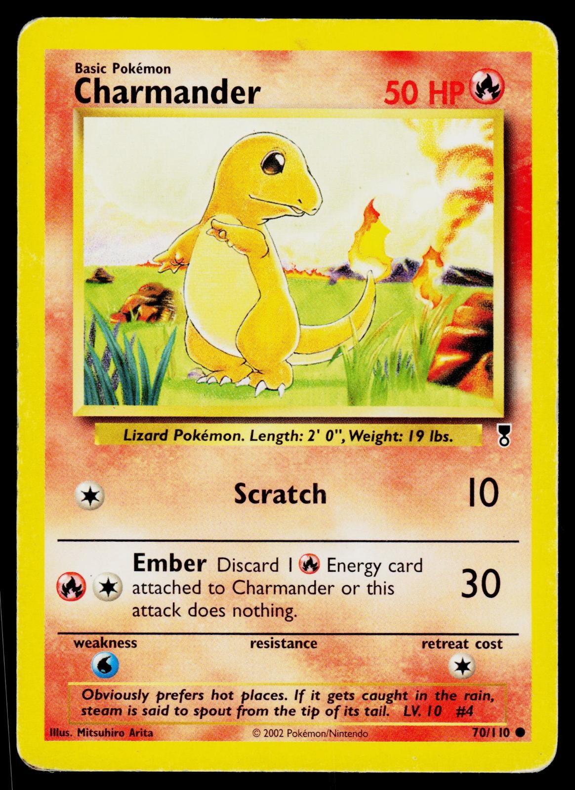 Charmander 070/110 Common Legendary Collection Pokemon Heavily Played