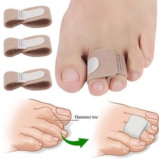 Pexmen Broken Toe Wraps 1/2/5/10Pcs Hammer Toe Straightener Corrector Splints