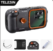 Telesin Diving Phone Camera Shoot Hand Grip Phone Remote Case IP68 Waterproof