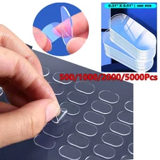 Clear Removable Gel Glue Putty for Museum Action Figures Sticky Dots Double Side