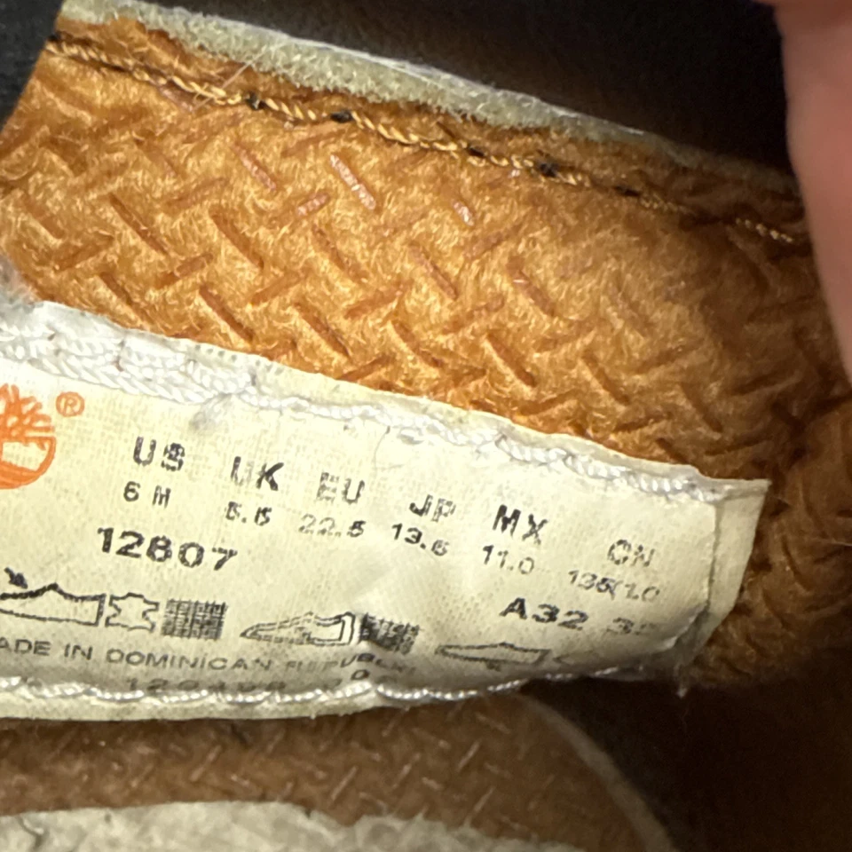 Timberland первоклассный 200 грамм ребенка ясельного возраста размер 6 М черный Athletic ботинки Туфли 12807 - Изображение 3 из 4