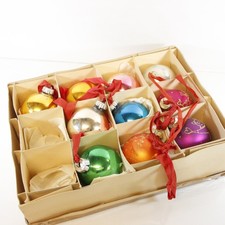 10x Christbaumkugeln groß, Fensterkugeln - Weihnachtskugeln 8cm