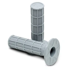 ProTaper Synergy Single Density Half Waffle ATV Soft Grips Light Gray 024834