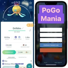 Shiny Drifblim with Halloween Mischief costume✨mini PTC 20k✨(read description)