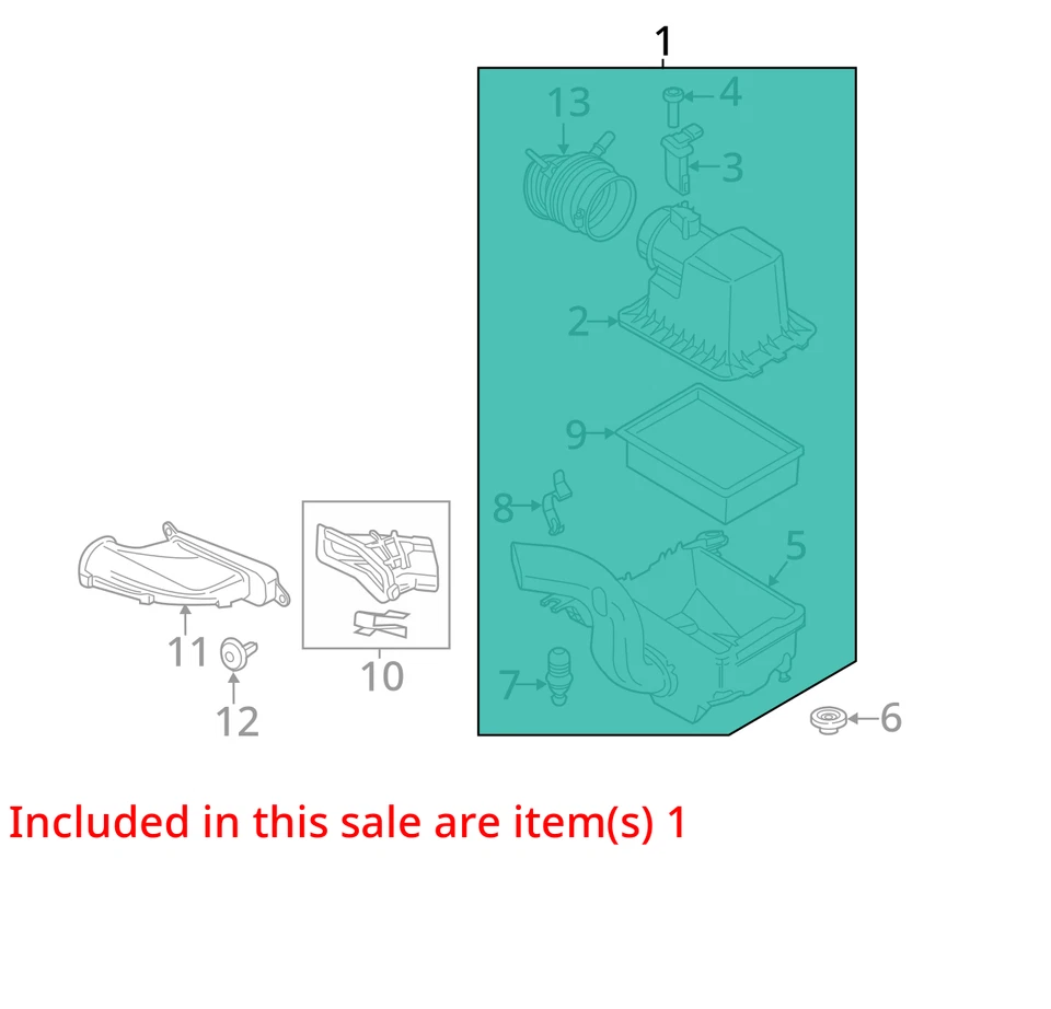 17 18 19 20 21 22 FORD TRANSIT CONNECT Air Cleaner - Image 3 of 4
