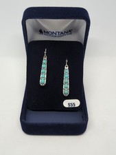Montana Silversmiths Earrings- Turquoise Casc...