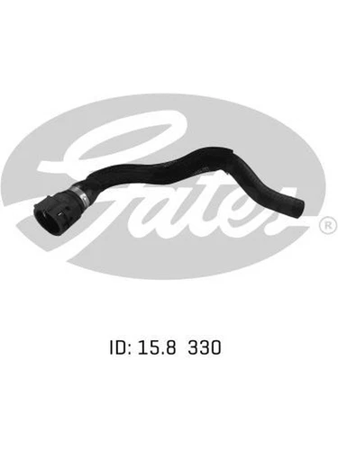 Gates Heater Hose fits Holden Commodore 3.0 VF i V6 Flexfuel (02-1591) - Picture 1 of 12