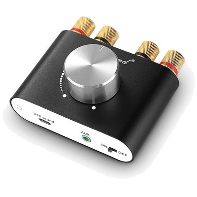 Mini Bluetooth 5.0 Power Amplifier Stereo Hi-Fi Digital Amp 50W×2 for Home Of...