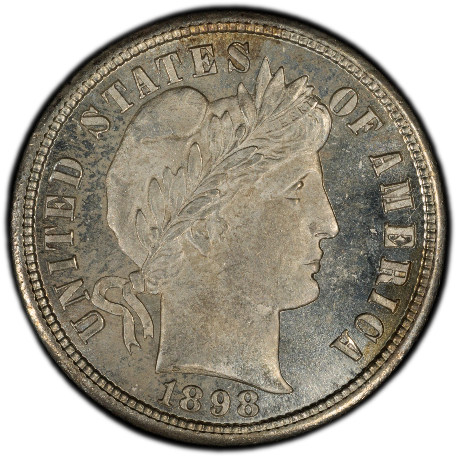 1898-S 10C Barber Dime PCGS MS66
