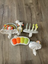 Lot of 5 Skip Hop Replacement Toys for Silver Lining Cloud Baby Activity Center