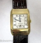 VINTAGE BRITISH 9K GOLD ROLEX PRIMA 15 RUBIES STEPPED CASE WATCH 66351 MENS
