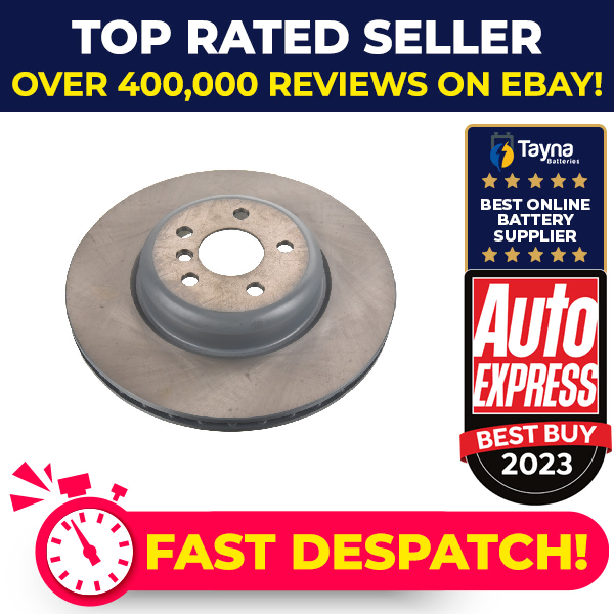 2x Brake Discs Pair Vented fits BMW X3 G01 Rear 2.0 2.0D 3.0D 2017 on 345mm Set