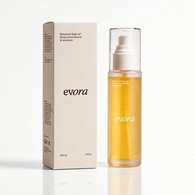 Evora Botanical Body Oil for Women   After Shower Body Oil for Dry Skin | 2 x...