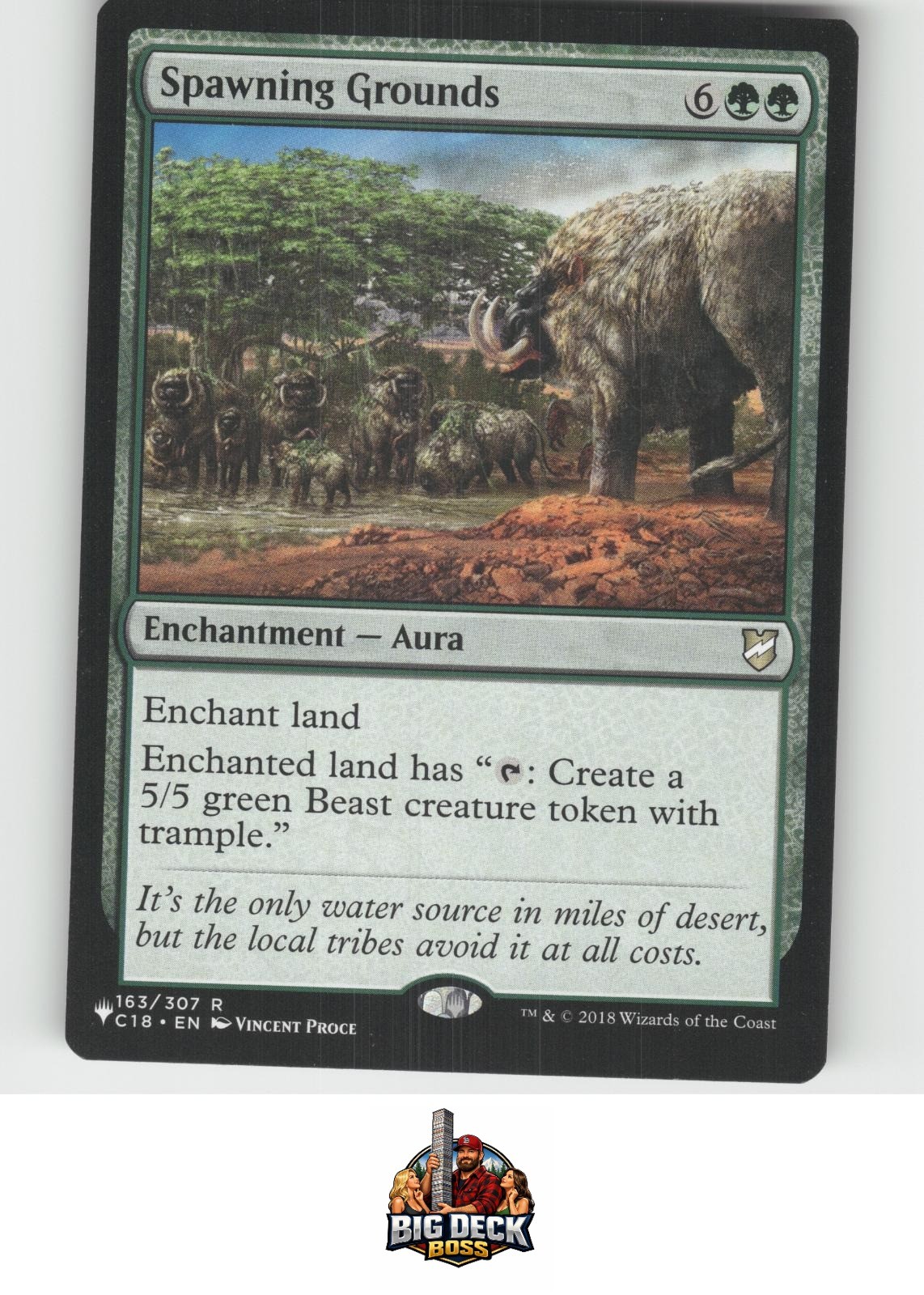Spawning Grounds Commander 2018 Rare 163 MTG Lightly Played