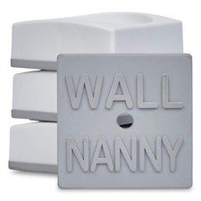 Mini Baby Gate Wall Protector for Stairs Doorways - 4 Pack White