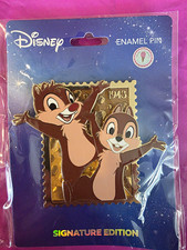 Disney Chip & Dale Pink A La Mode Royal Stamp Pin