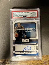 2022-23 Panini One and One - Team Titans Signatures Paolo Banchero Blue /49 Auto