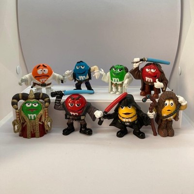 M&M's Star Wars Figur Set 8 m&m Mini PVC Sammler Spielzeug Japan