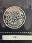 1958, 1959, 1960, 1961, 1962, 1963, 1964 , 1965 and 1966 Canadian  .50 Cent  LOT