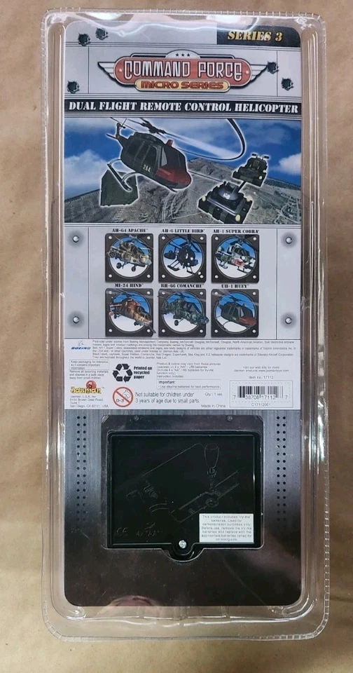 Command Force UH-1 HUEY Micro Series Dual Flight Remote Control Helicopter NIB - Image 4 of 4