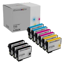 Compatible Ink Cartridge Replacements for Epson 212XL 9pk HY