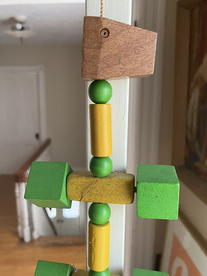 Vintage Design Center London Hanging Wood Toy Mobile Handmade eBay