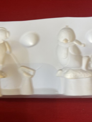 Slip Casting Mold/ 4 Small Penguins - Picture 3 of 10