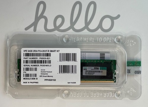 NEW HPE 16GB 32GB 64GB P00922-B21 P00924-B21 P00930-B21 DDR4 PC4-2933Y Smart Kit - Picture 3 of 9