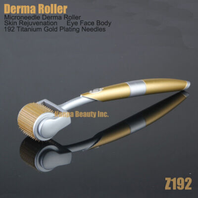 192 Pins Titanium Derma Roller For Face Body Acne Scars Wrinkle Facial Beauty