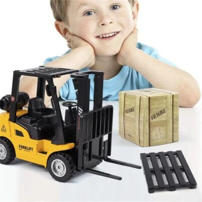 Forklift Inertia Toy Fadeless Pull Back Forklift Inertia Toy for Kids Mini Gifts