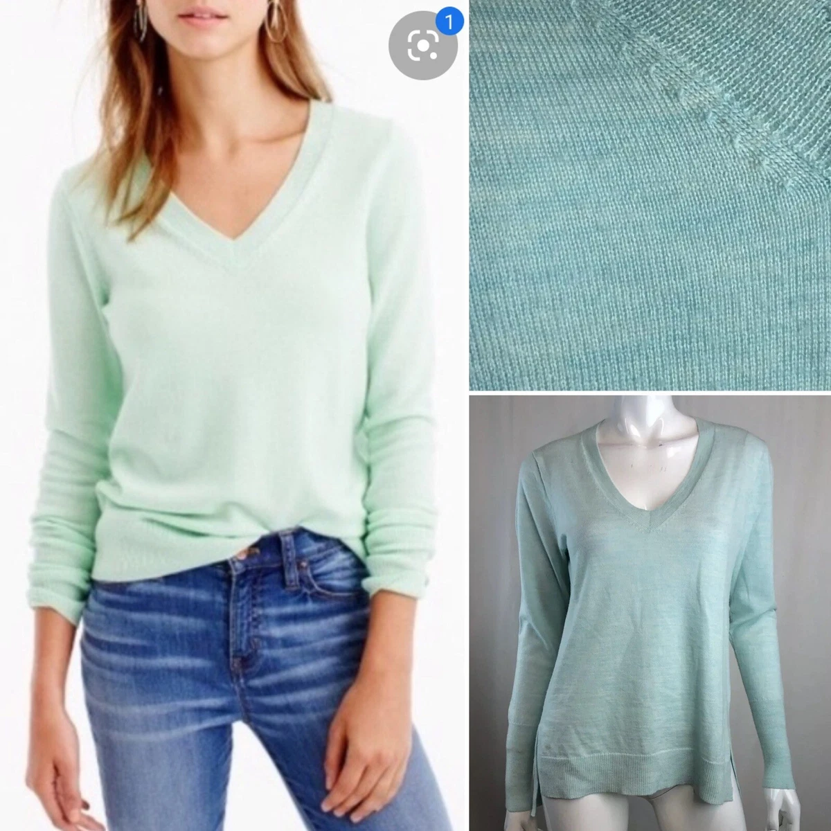 j crew women's merino wool sweater