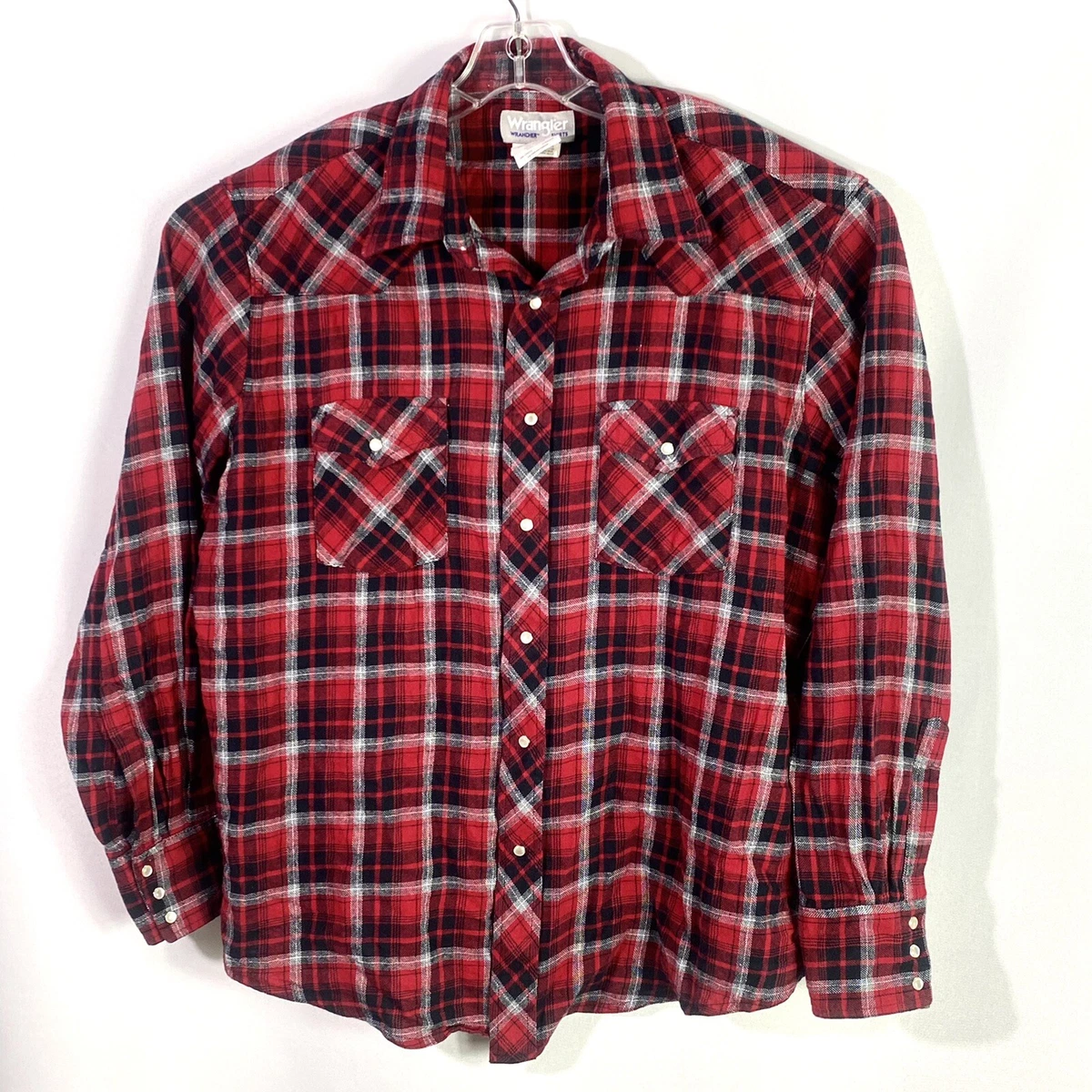 Wrangler wrancher flannel shirt top