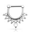 thumbnail 9 - Choose Your Size 316L Stainless Steel Septum Clicker Nose Ear Ring Body Piercing