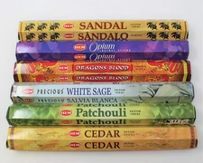 Hem Best Seller Incense Stick Set #1: 6 x 20 Bulk Sampler 120 Assorted Sticks!