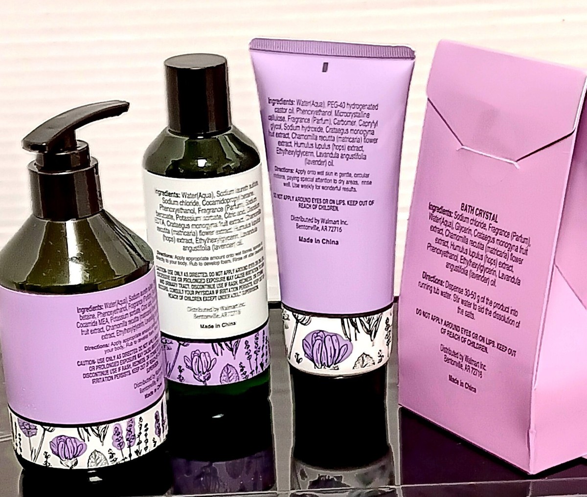 Bloomfield Julie Foster Aromatherapy Lavender Bath Crystal Shower