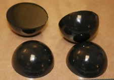 Sorbothane® NS 4 x 25mm 1in Hemisphere Isolation Pods Domes Feet SOFT 50D NO-ADH