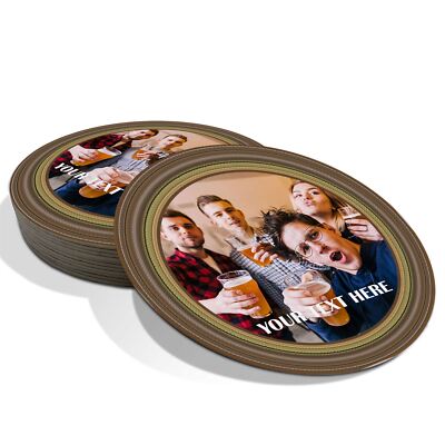 Personalisierte Biermatten Foto Untersetzer Getränke Zuhause Bar Geschenke
