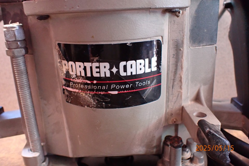 OLDER USA PORTER CABLE 7539 VARIABLE SPEED PLUNGE ROUTER WOODWORKING ...