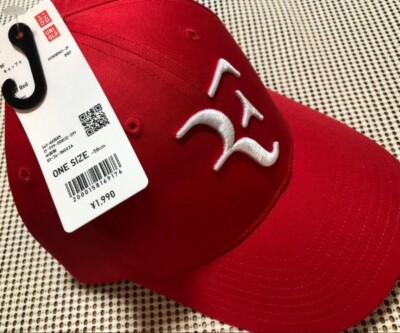 Roger Federer RF UNIQLO Cap Baseball Hat Limited Editon Tennis NEW