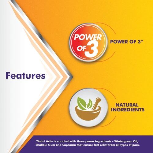 10x 50g Volini Pain Relief Gel for Sprain, Muscle, Joint, Neck & Low Back Pain - Picture 6 of 7