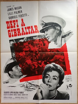 Filmplakat DEFI A GIBRALTAR 60 X 80 CM James Mason