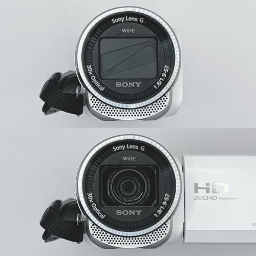 Sony Video Camera 2.29 Million Pixels Handycam Hdr-Cx680 W White