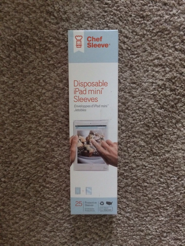 ¡Juego de 2! The Orange Chef Co. Fundas protectoras reciclables para iPad Mini, 25ct Foto 3 de 4