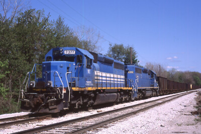 W&LE GATX 7377 & 1 #711 2010 ACTION WHEELING & LAKE ERIE ORIGINAL SLIDE ...