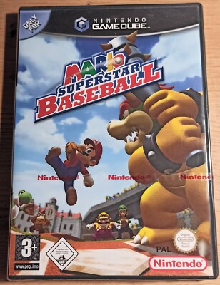 Gamecube: Mario Superstar Baseball / sealed / in Folie / neu / deutsch