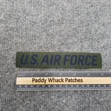 US Air Force Name Tape Strip Patch Subdued L6