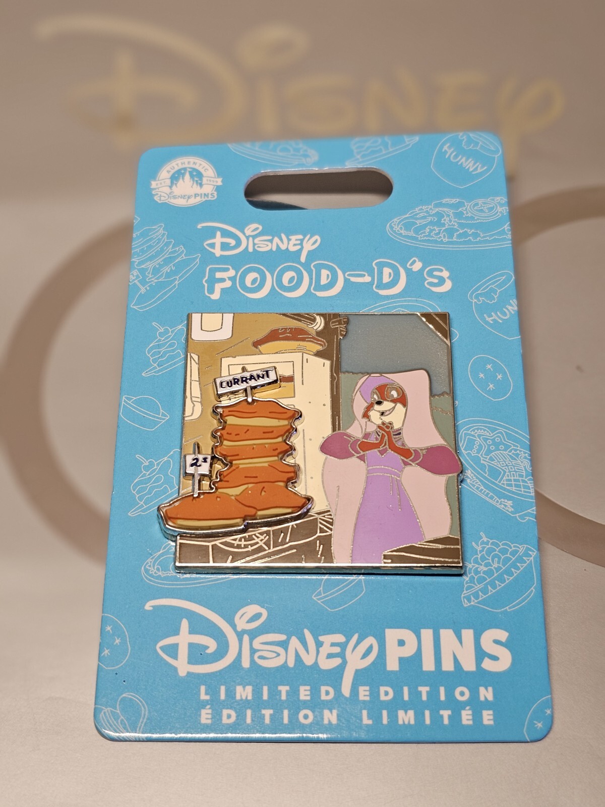 Disney Robin Hood Maid Marian Food-D's 2023 Pin - NWT LE