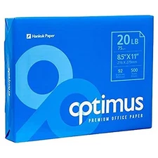 Multipurpose Copy and Print Paper, 8.5 x 11 92 Brt 20lb. 1 Ream / 500 Sheets